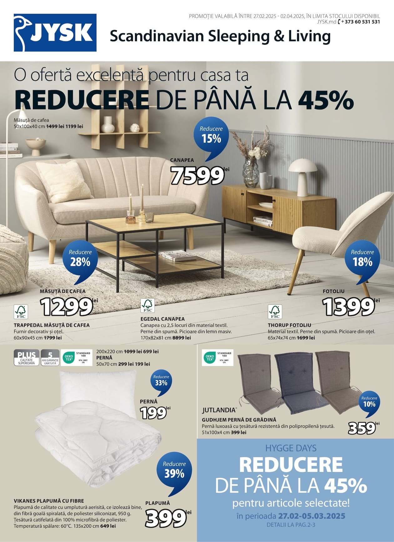 Catalog Jysk Oferta Lunii Martie Reduceri Moldova