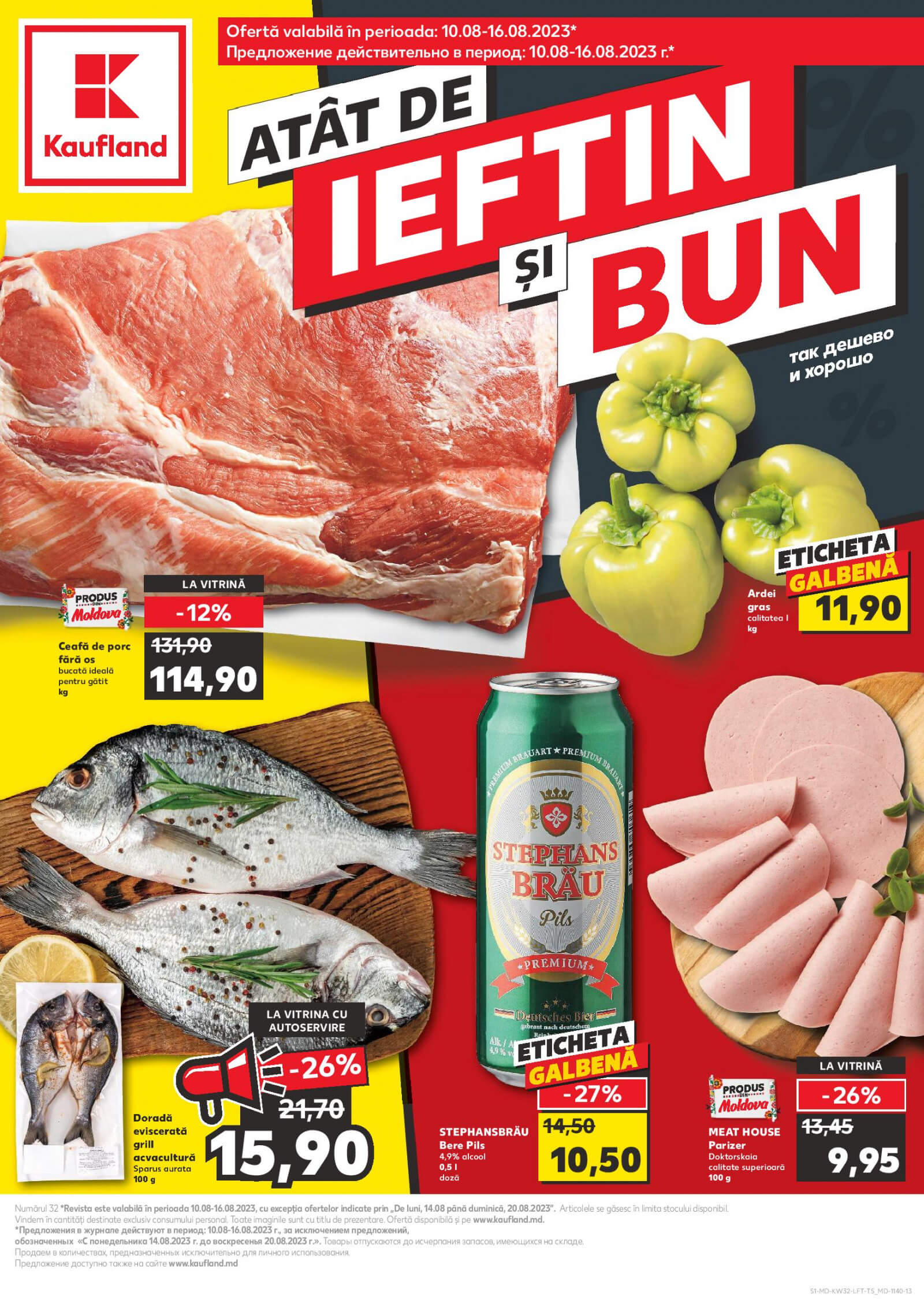 Catalog Kaufland Oferta Lunii August Reduceri Moldova