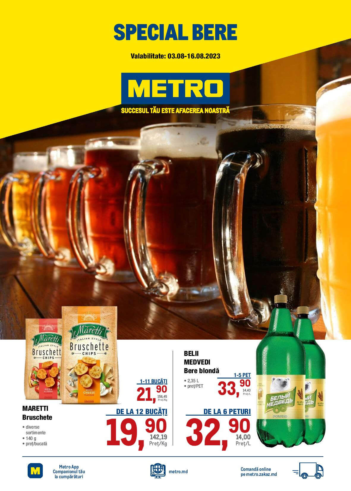 Catalog METRO Catalog Special Bere (NR 16) reduceri Moldova