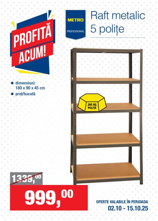 Cataloage Profită acum la METRO! (Nr. 20) - 02-10-2025 - 15-10-2025.