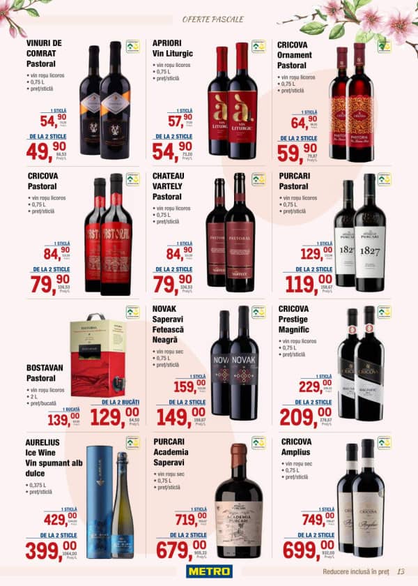 Cataloage METRO: Ofertă Pascală - 02-04-2026 - 22-04-2026.