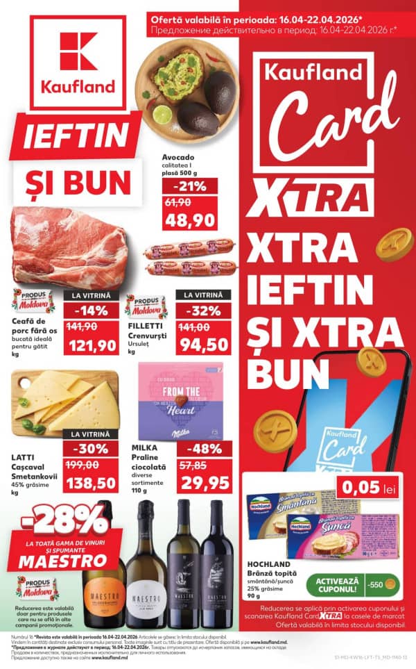 Cataloage Kaufland: Paștele - Tradiție și Omenie - 16-04-2026 - 22-04-2026.