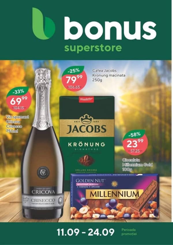 Cataloage Bonus: Oferta lunii septembrie - 11-09-2025 - 24-09-2025.