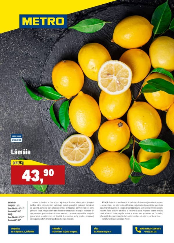Cataloage Produse proaspete METRO (Nr. 38) - 18-09-2025 - 24-09-2025.