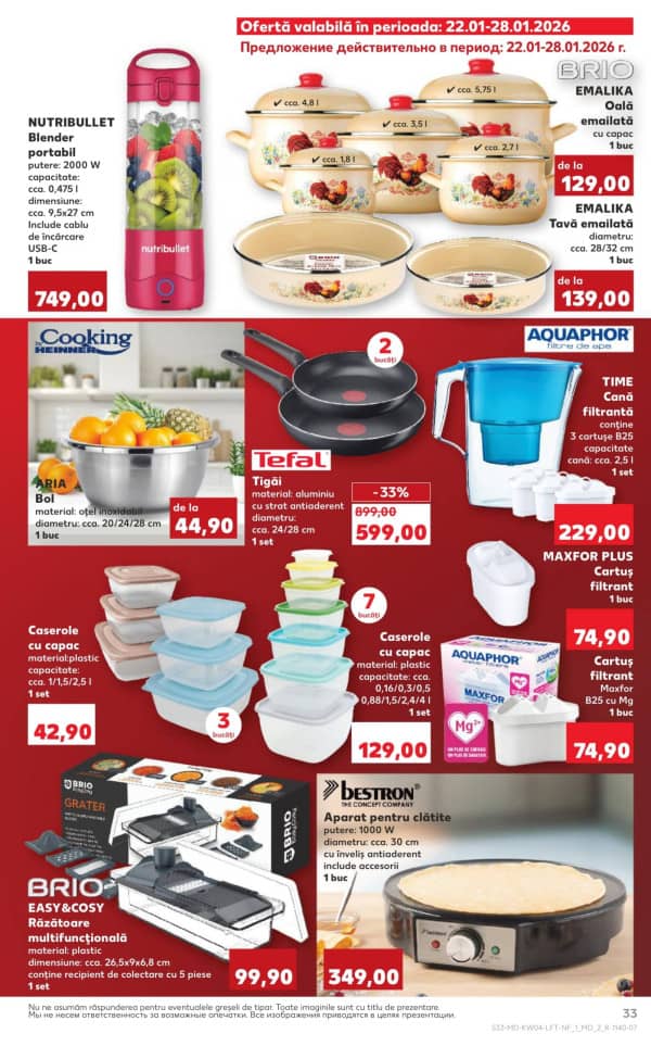 Cataloage Kaufland: Descoperă ofertele din perioada 22.01 - 28.01 - 22-01-2026 - 28-01-2026.