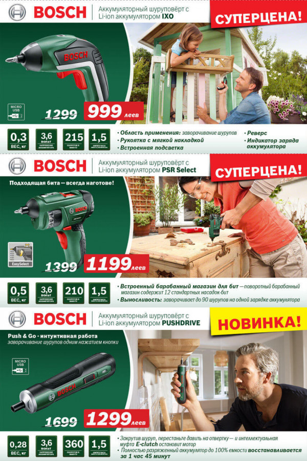 Scule electrice Bosch: Cadouri de Crăciun