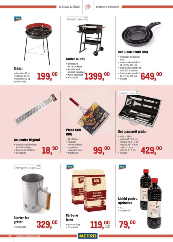 Cataloage METRO: Catalog special grătar (Nr.10) - 15-05-2025 - 28-05-2025.