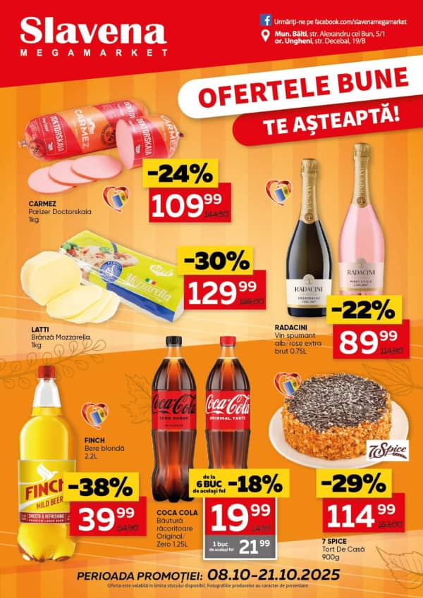Cataloage Slavena: Oferta lunii octombrie - 08-10-2025 - 21-10-2025.
