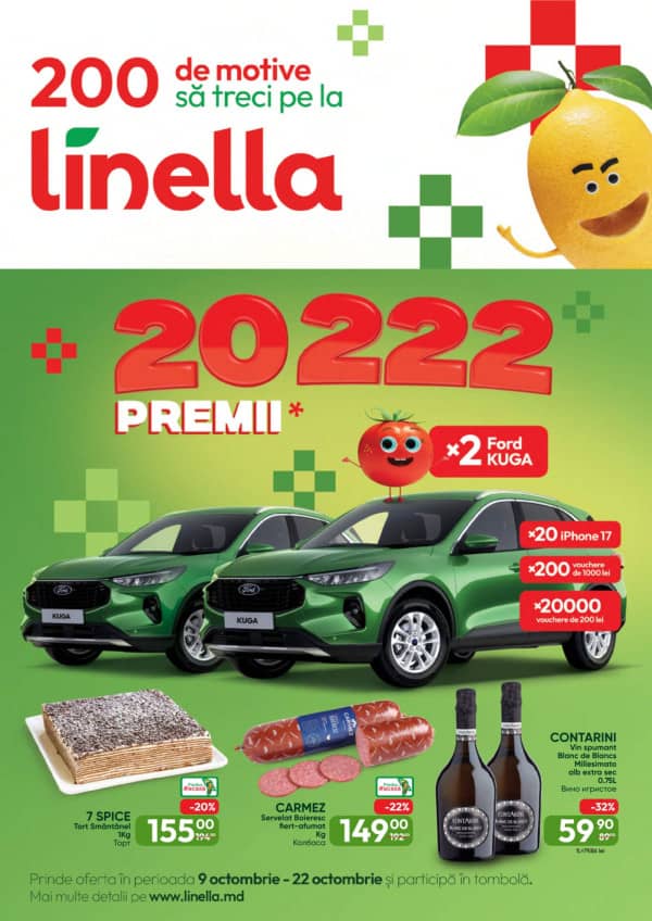 Cataloage Linella: Oferta lunii octombrie - 09-10-2025 - 22-10-2025.