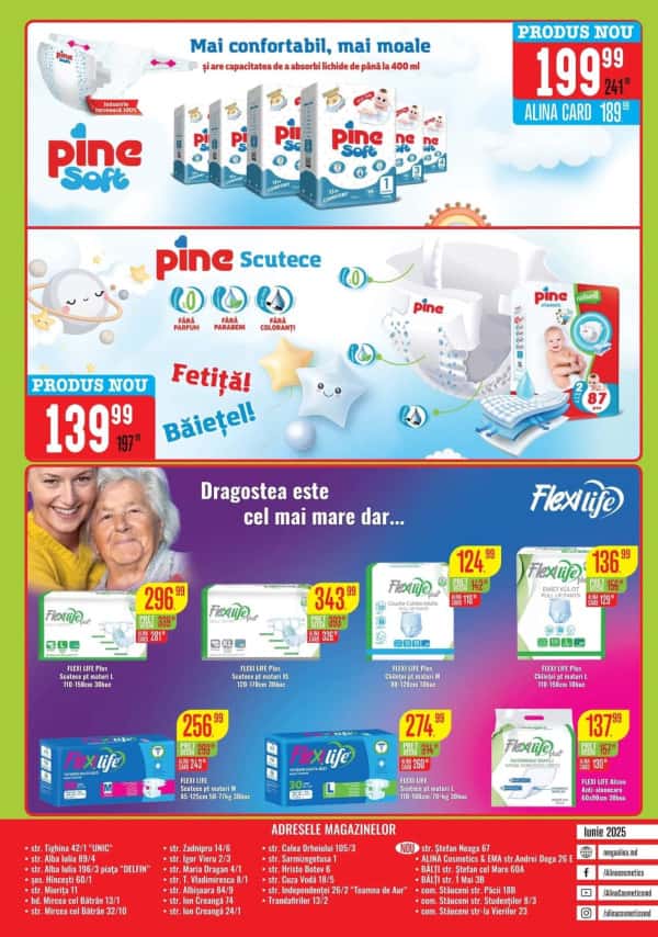 Cataloage Alina Cosmetics: Oferta lunii iunie - 09-06-2025 - 06-07-2025.