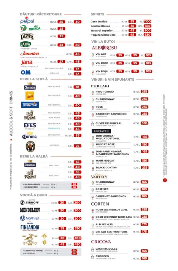 Cataloage Noul meniu ANDY'S - 16-10-2024 - 30-11-2024.