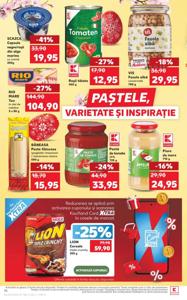 Cataloage Kaufland: Descoperă ofertele din perioada 2 - 8.04 - 02-04-2026 - 08-04-2026.