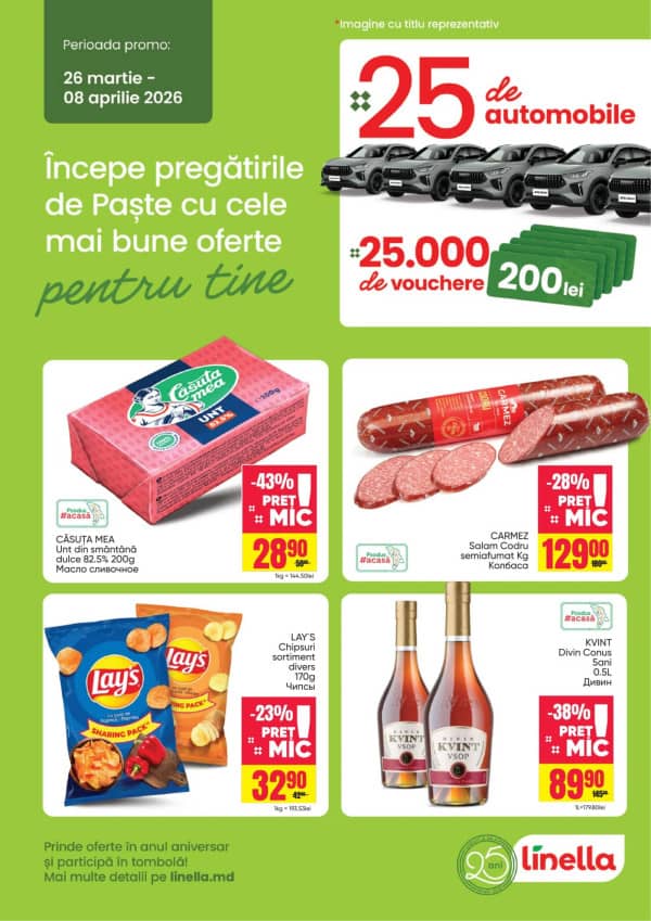 Cataloage Linella: Reduceri de primăvară - 26-03-2026 - 08-04-2026.