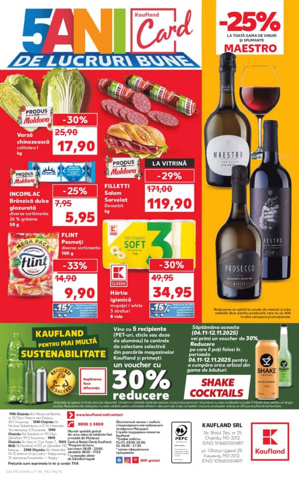 Cataloage Kaufland: Descoperă ofertele din perioada 6.11 - 12.11 - 06-11-2025 - 12-11-2025.