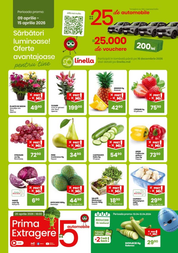 Cataloage Linella: Oferta săptămânii Nr.15 - 09-04-2026 - 15-04-2026.