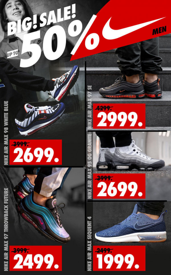 Nike: reduceri de până la -50%