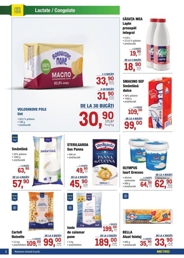 Cataloage Catalog produse alimentare de la METRO (Nr. 21) - 16-10-2025 - 29-10-2025.