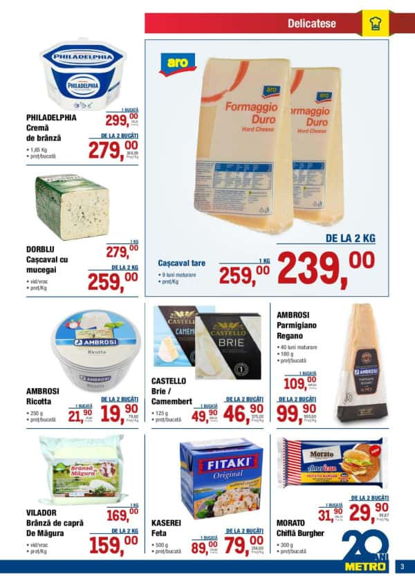 Cataloage Catalog produse alimentare de la METRO (Nr. 18) - 29-08-2024 - 11-09-2024.