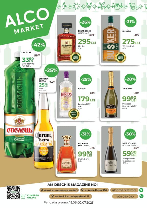 Cataloage Alcomarket: Oferta lunii iunie - 19-06-2025 - 02-07-2025.