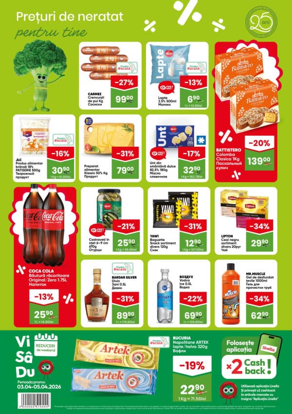 Cataloage Linella: Oferta săptămânii Nr.14 - 02-04-2026 - 08-04-2026.