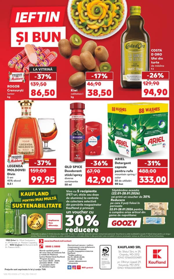 Cataloage Kaufland: Descoperă ofertele din perioada 22.01 - 28.01 - 22-01-2026 - 28-01-2026.