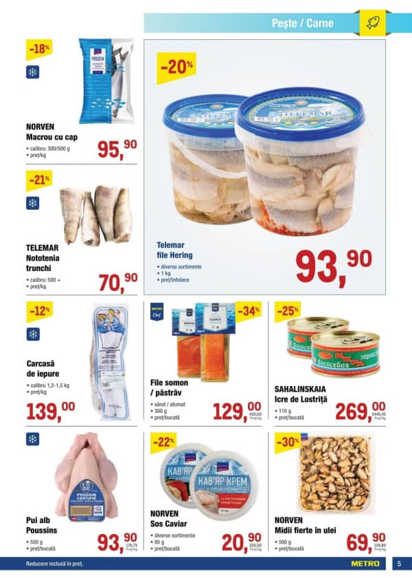 Cataloage Catalog produse alimentare de la METRO (Nr. 19) - 18-09-2025 - 01-10-2025.
