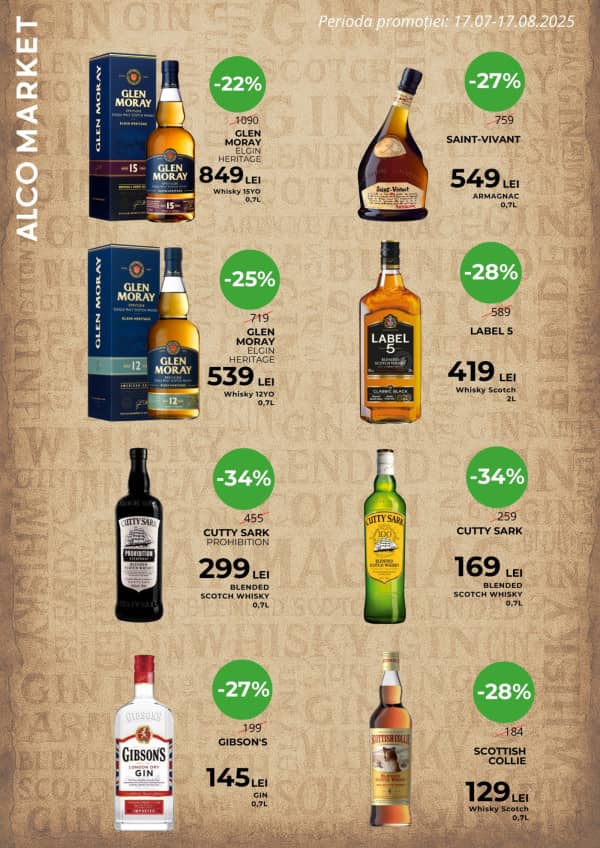 Alcomarket: Ofertă speciala la whiskey