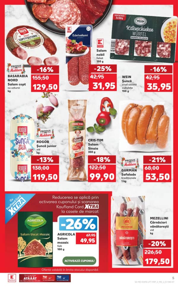 Cataloage Kaufland: Descoperă ofertele din perioada 5 - 11.03 - 05-03-2026 - 11-03-2026.
