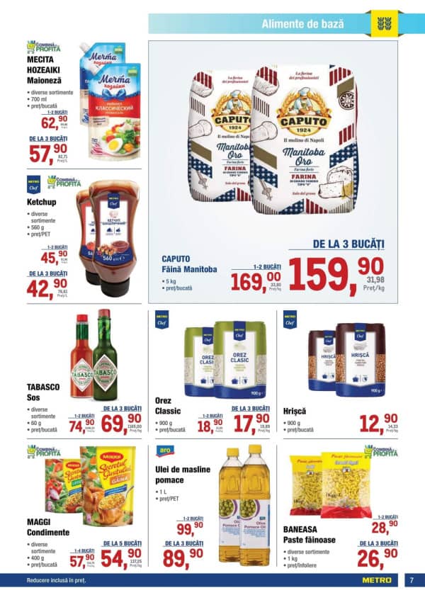 Cataloage Catalog produse alimentare de la METRO (Nr. 16) - 07-08-2025 - 20-08-2025.