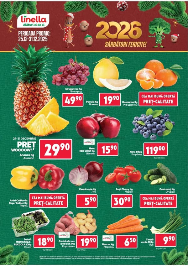 Cataloage Linella: Oferta săptămânii Nr.52 - 25-12-2025 - 31-12-2025.