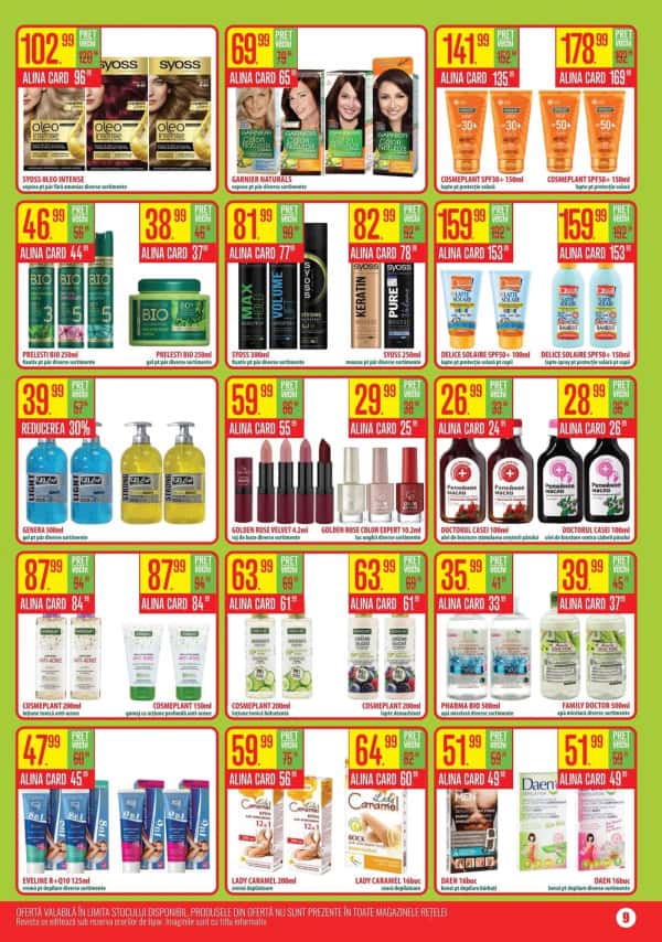 Cataloage Alina Cosmetics: Oferta lunii Mai - 10-05-2025 - 08-06-2025.