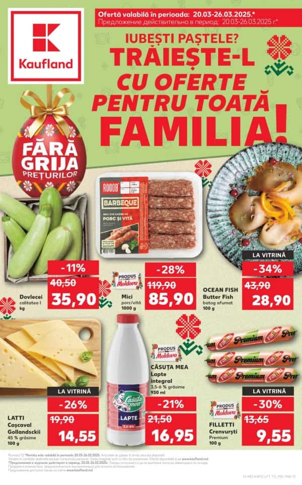 Cataloage Kaufland: Descoperă ofertele din perioada 20.03 - 26.03 - 20-03-2025 - 26-03-2025.