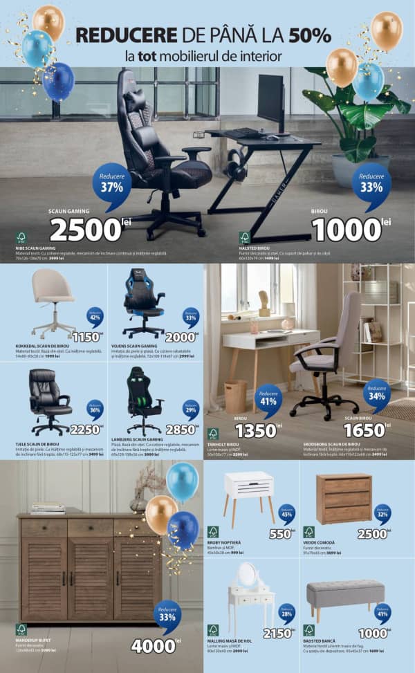 Cataloage JYSK: Deschidere EviMall Bălți - 29-03-2026 - 05-04-2026.