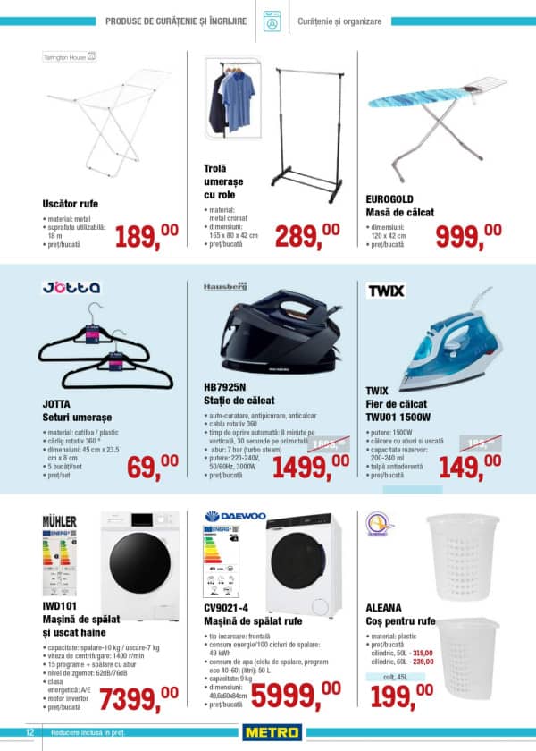 Cataloage METRO: Catalog Special Curățenie (NR. 20) - 02-10-2025 - 29-10-2025.