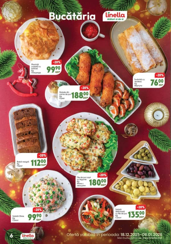 Cataloage Linella: Sărbători fericite! - 18-12-2025 - 08-01-2026.