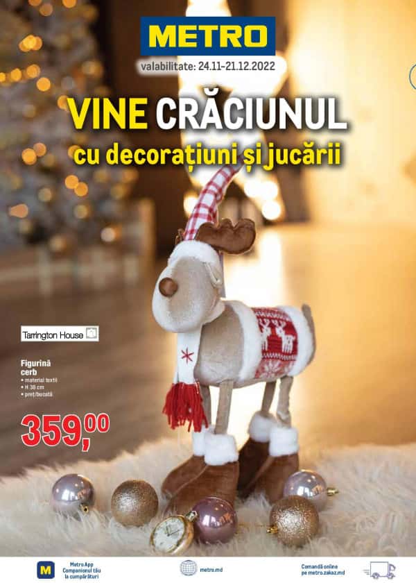 Huh Special Sensitive Catalog METRO: Vine Crăciunul cu decorațiuni și jucării - reduceri Moldova