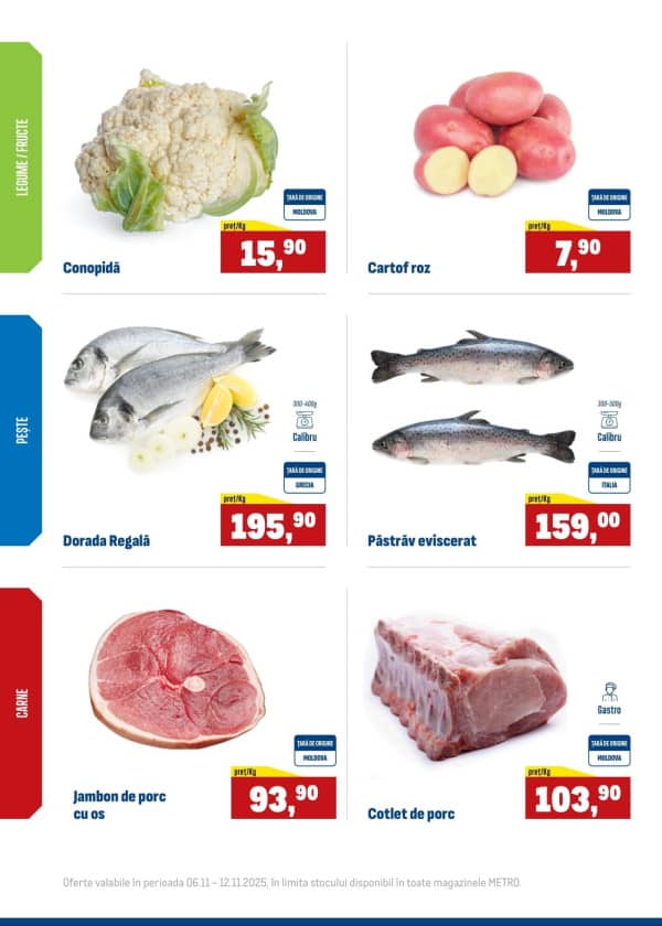 Cataloage Produse proaspete METRO (Nr. 46) - 13-11-2025 - 19-11-2025.