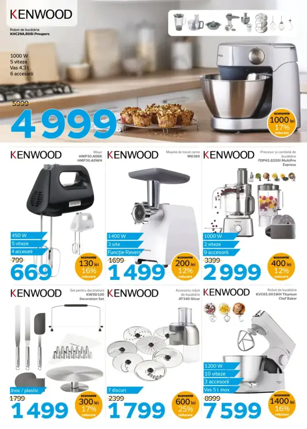 Cataloage Maximum: Ofertă DeLonghi, Kenwood, Braun și Nutribullet - 20-03-2026 - 19-04-2026.