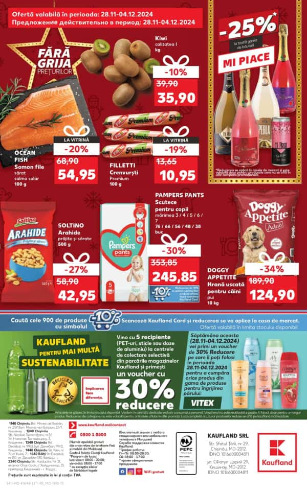 Cataloage Kaufland: Descoperă ofertele din perioada 28.11 - 04.12 - 28-11-2024 - 04-12-2024.