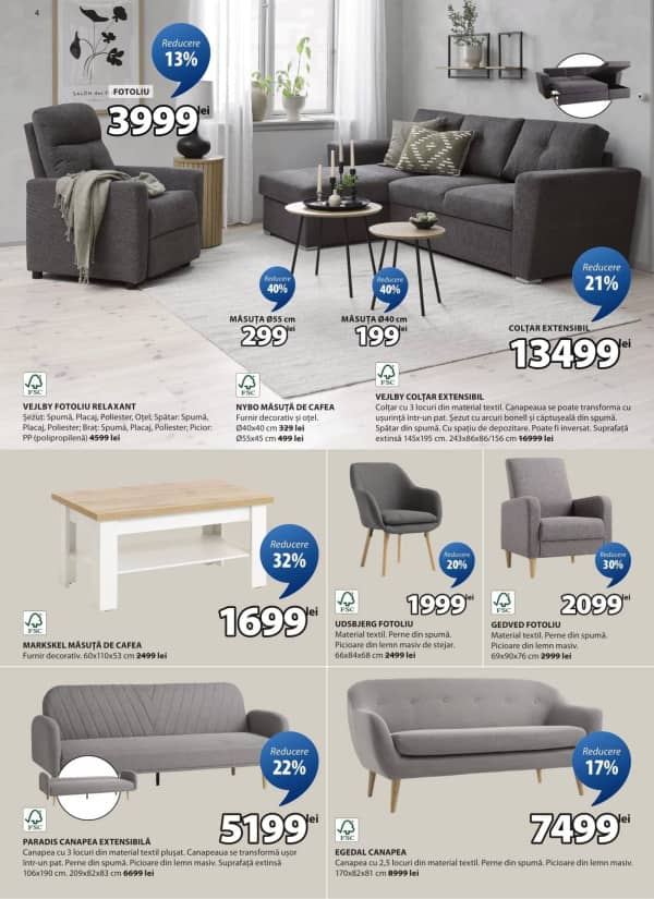 Cataloage JYSK: Reduceri de toamnă - 25-09-2025 - 29-10-2025.