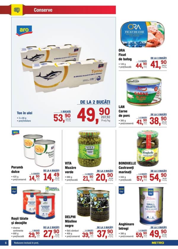 Cataloage Catalog produse alimentare de la METRO (Nr. 21) - 16-10-2025 - 29-10-2025.