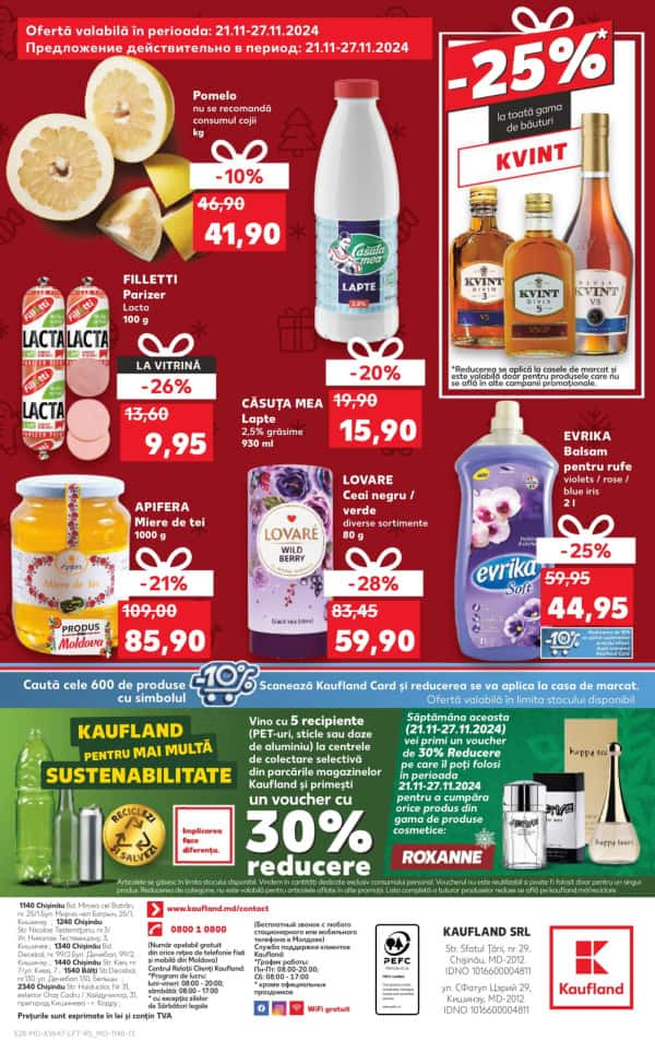 Cataloage Kaufland: Descoperă ofertele din perioada 21.11 - 27.11 - 21-11-2024 - 27-11-2024.