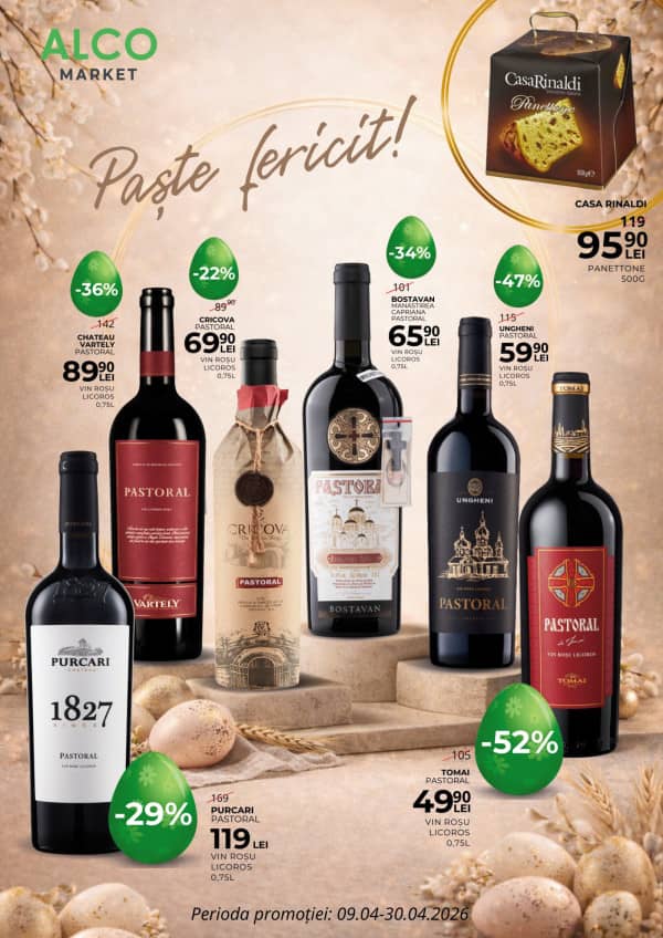 Alcomarket: Paște fericit