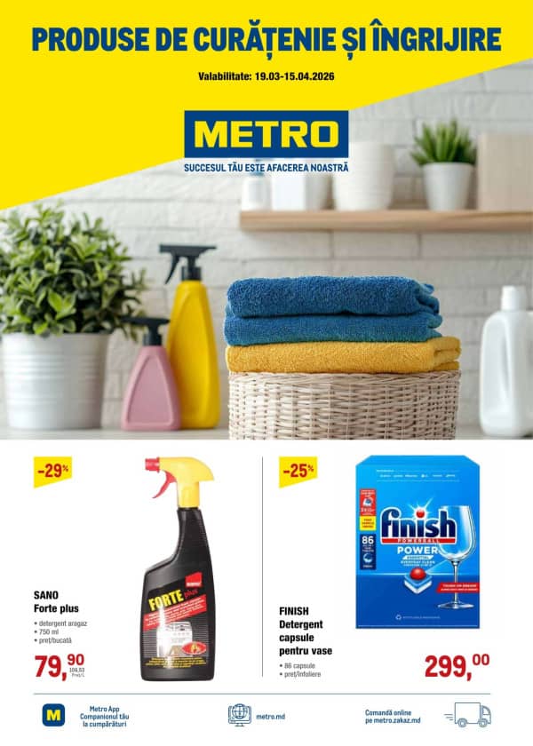 Cataloage METRO: Catalog Special Curățenie (NR. 6) - 19-03-2026 - 15-04-2026.
