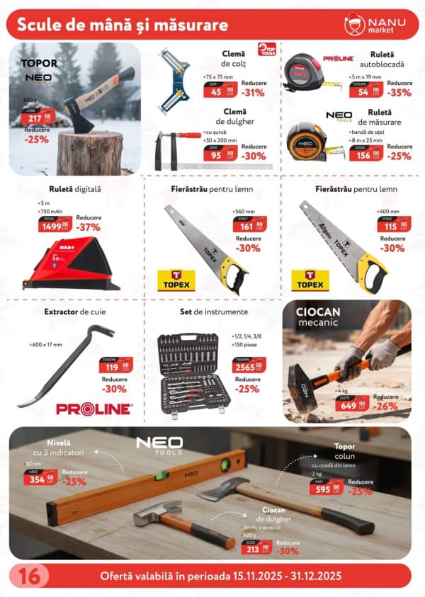 Cataloage Nanu Market: Ofertă promoțională - 15-11-2025 - 31-12-2025.