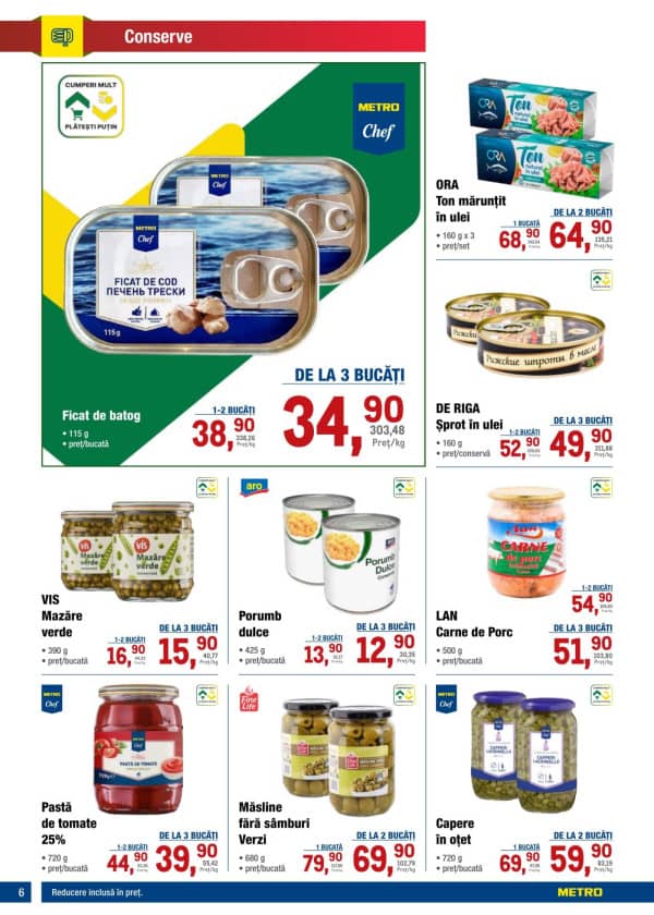 Cataloage Catalog produse alimentare de la METRO (Nr. 8) - 16-04-2026 - 29-04-2026.