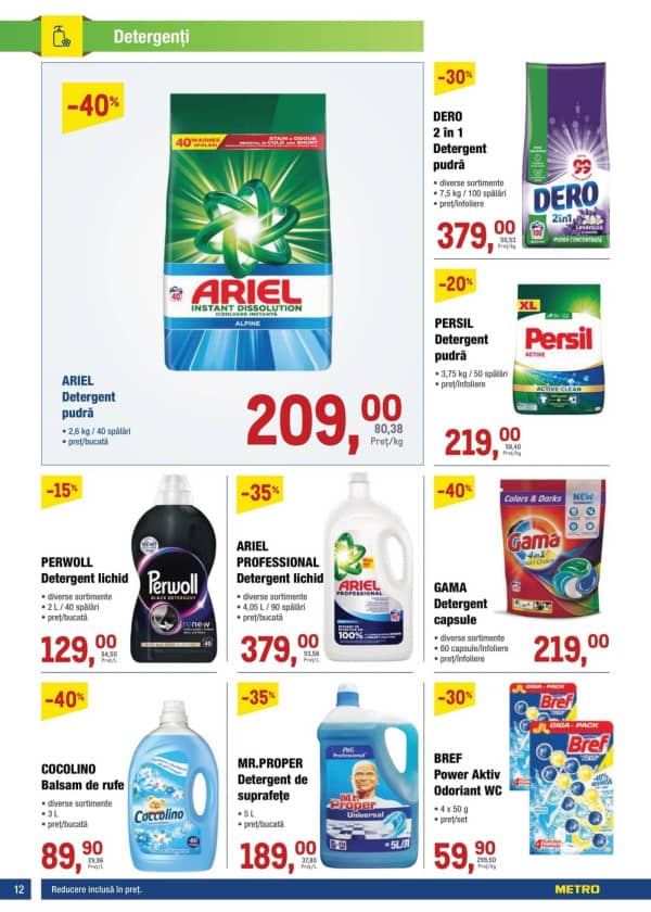 Cataloage Catalog produse alimentare de la METRO (Nr. 22) - 30-10-2025 - 12-11-2025.