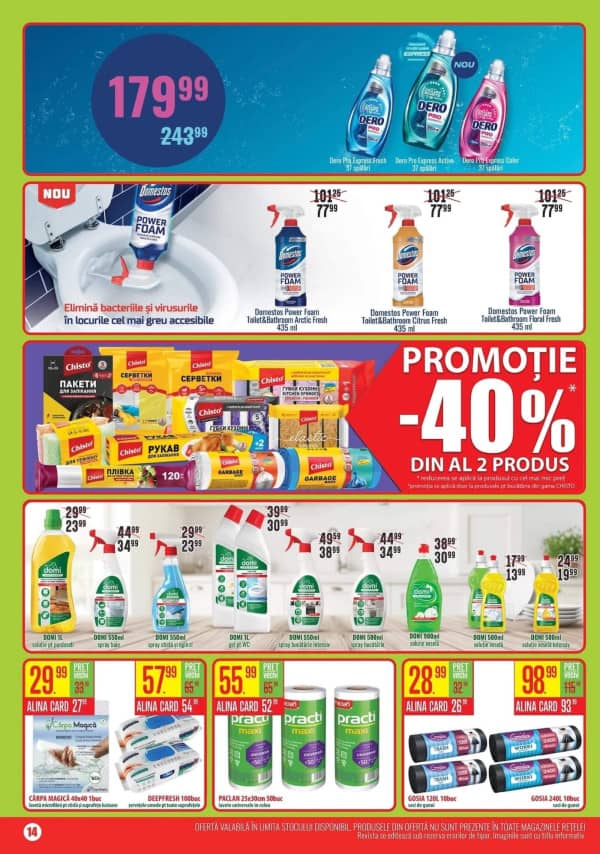 Cataloage Mega Alina Discounter: Oferta lunii ianuarie - 14-01-2026 - 01-02-2026.