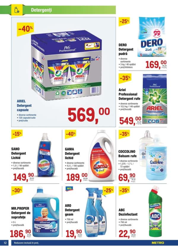 Cataloage Catalog produse alimentare de la METRO (Nr. 12) - 12-06-2025 - 25-06-2025.