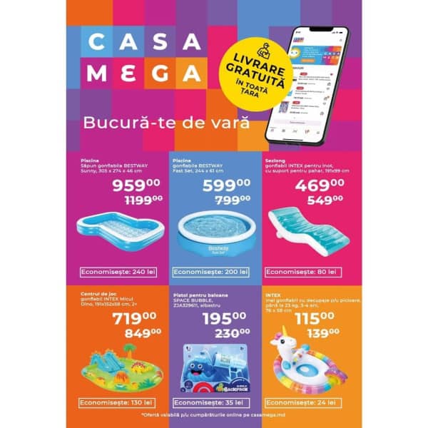 Каталоги Casa Curată: Летние скидки - 19-07-2025 - 08-08-2025.